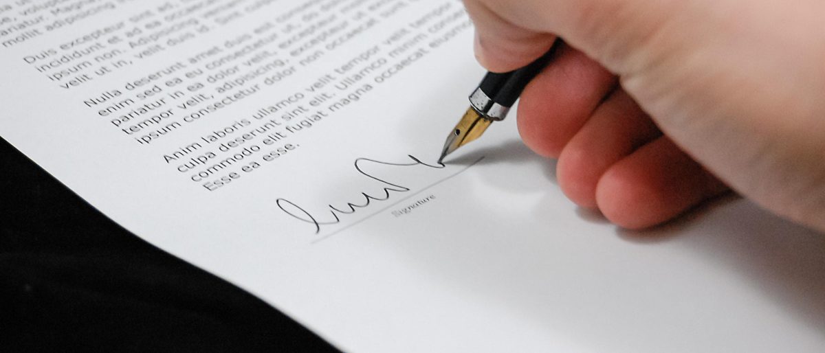 Sign pen business document 48148