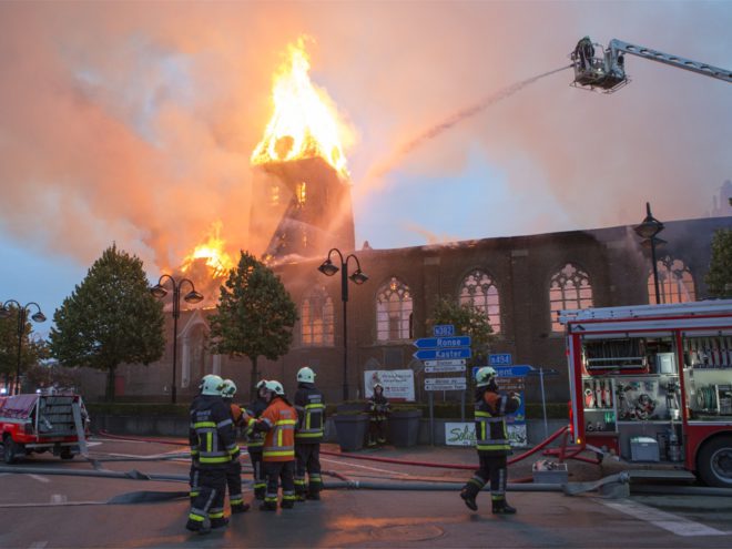 Kerk Anzegem Brand